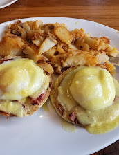 Eggs Benedict Pancakes