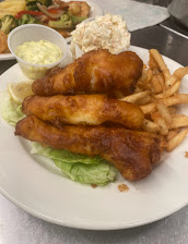 Fish Chips Beer Battered Cod