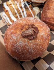 Chocolate Hazelnut Bomboloni