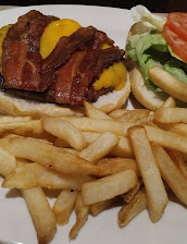 Bacon Cheeseburger And Fries