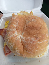 Ham Egg And Cheese Breakfast Sandwich
