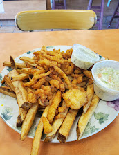 Fried Clam Strips Homemade French Fries