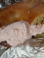 French Toast Bagel And Strawberry Cream Cheese