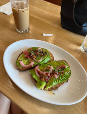 Avocado Toast And Iced Latte