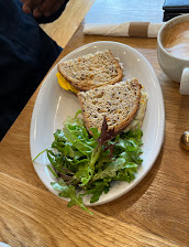 Breakfast Sandwich And Salad