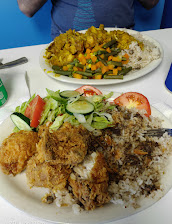 Fried Chicken With Jerk Rice
