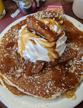 Baked Apple Crumble Pancakes