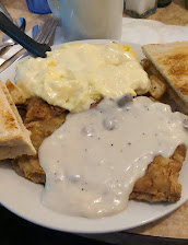 Chicken Fried Steak And Eggs