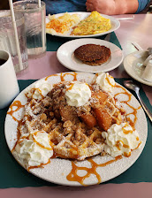 Apple Crisp Belgian Waffle